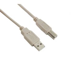 4World Kabel USB 2.0 AM-BM 3.0m Gray