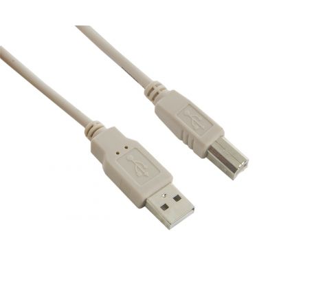 4World Kabel USB 2.0 AM-BM 3.0m Gray