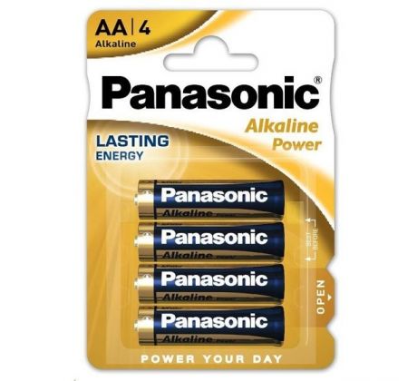 PANASONIC Alkaline Power 4ks AA Batéria