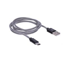 Solight USB-C kábel, USB 2.0 A konektor - USB-C 3.1 konektor, blister, 1m
