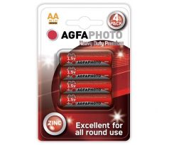 AgfaPhoto zinková batéria R06/AA, blister 4ks