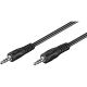 PremiumCord Kábel Jack 3,5mm M/M 2,5m čierny