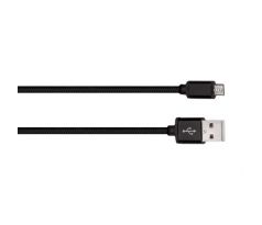 SSC1401 Solight USB kábel, USB 2.0 A konektor - USB B micro konektor, blister, 1m