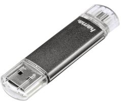Hama flashPen " Laeta Twin " 16 GB 10 MB/s šedý