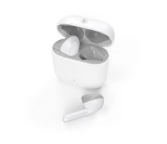 HAMA Bluetooth slúchadlá Freedom Light, kôstky, nabíjacie puzdro, biele