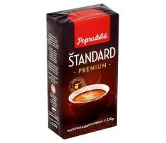 Popradská káva Štandard premium, pražená mletá, 250 kg