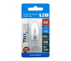 LED žiarovka Trixline 3W G9 6500K denná biela