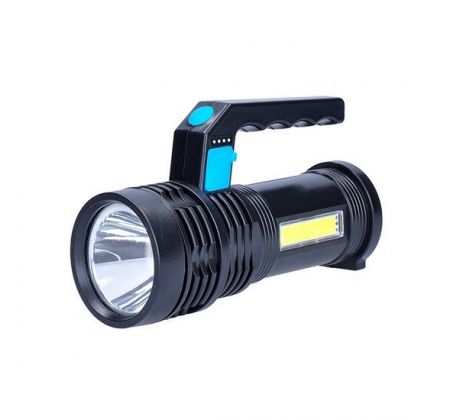 Solight LED nabíjacie svietidlo s rukoväťou a bočným svetlom, 150+100lm, Li-Ion